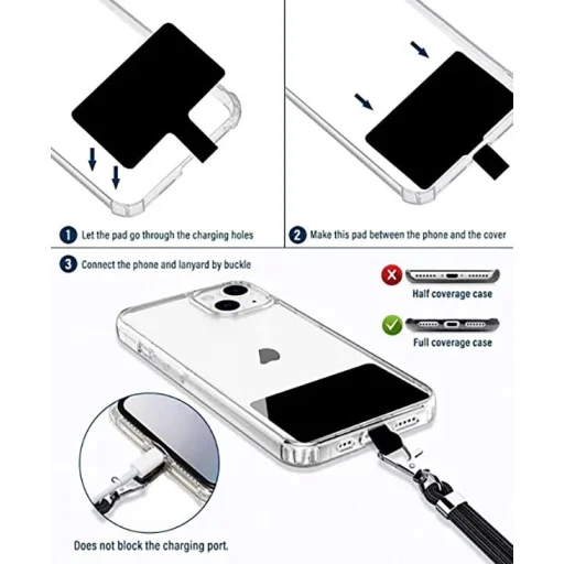 Univerzális telefontartó nyakpánt rózsaszín - 3