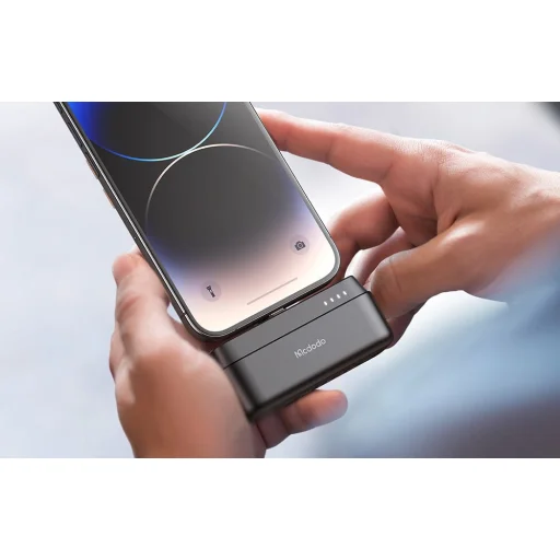 Mcdodo Power Bank MC-6281 20W, 5000mAh Lightning (fekete) - 6