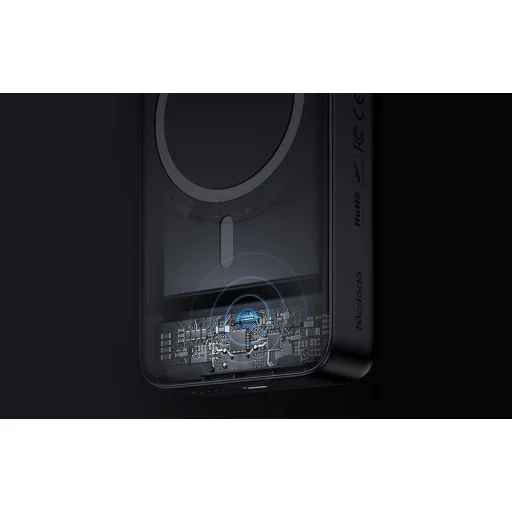 Mcdodo Mágneses Vezeték nélküli Power Bank MC-5021 20000mAh, 20W (fekete) - 11
