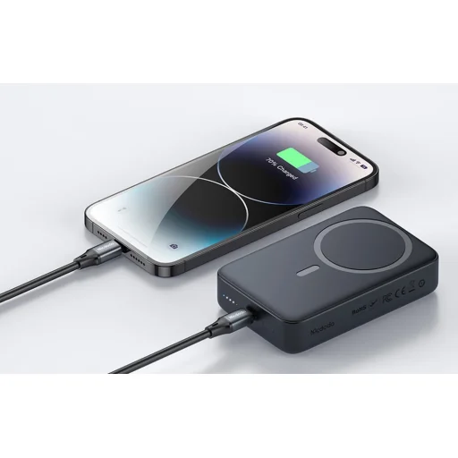 Mcdodo Mágneses Vezeték nélküli Power Bank MC-5021 20000mAh, 20W (fekete) - 7