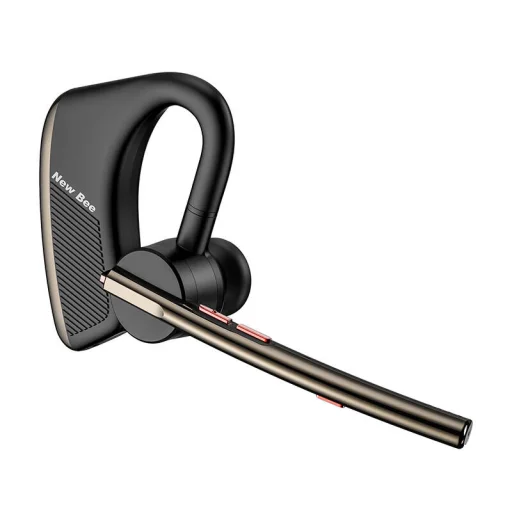 Vezeték nélküli fejhallgató mikrofonnal New Bee M50 (arany-fekete) - 1