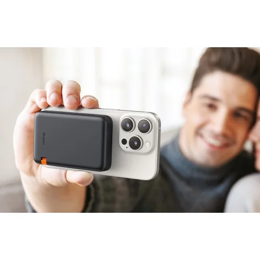 Mcdodo Mágneses+Apple Watch Vezeték nélküli Power Bank MC-1461 10000mAh, 20W (fekete) - 7