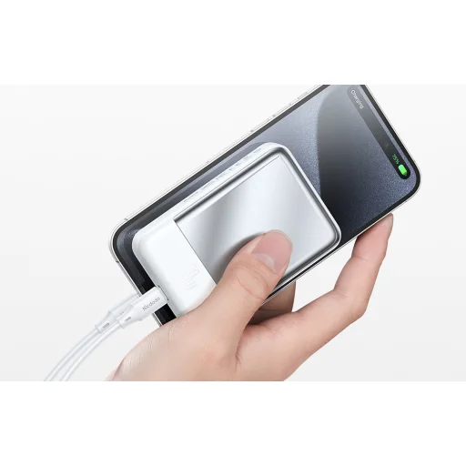 Mcdodo Mágneses Vezeték nélküli Powerbank MC-5930 10000mAh, 30W (fehér) - 8
