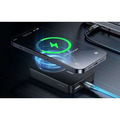 Mcdodo Mágneses Vezeték nélküli Power Bank MC-4261 10000mAh, 20W (fekete) tok - 6