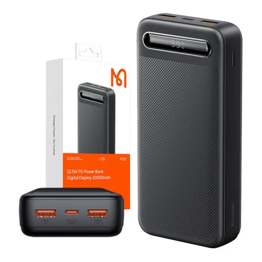 Mcdodo Power Bank MC-3891 Digital Display 20000mAh, 22.5W (fekete) - 4
