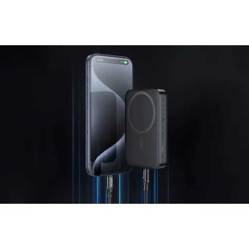 Mcdodo Mágneses Vezeték nélküli Power Bank MC-5930 10000mAh, 30W (fekete) - 8