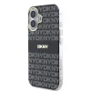 iPhone 16 Fekete DKNY PC/TPU Repeat Pattern Tonal Stripe Magsafe tok thumbnail