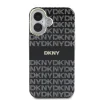  iPhone 16 Fekete DKNY PC/TPU Repeat Pattern Tonal Stripe Magsafe tok thumbnail