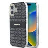  iPhone 16 Fekete DKNY PC/TPU Repeat Pattern Tonal Stripe Magsafe tok thumbnail