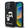  iPhone 16 Pro Max fekete Karl Lagerfeld PU Saffiano Karl és Choupette tok thumbnail