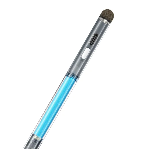 Baseus kapacitív aktív/passzív stylus toll LED-del + Type C kábel 3A 0,5 méter (SXBC040002) fehér - 5
