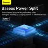 Baseus Cable Flash Series II 3 in 1 - USB + Type C to Type C, Lightning, Micro USB - 100W 1,2 méter (CASS030105) lila thumbnail