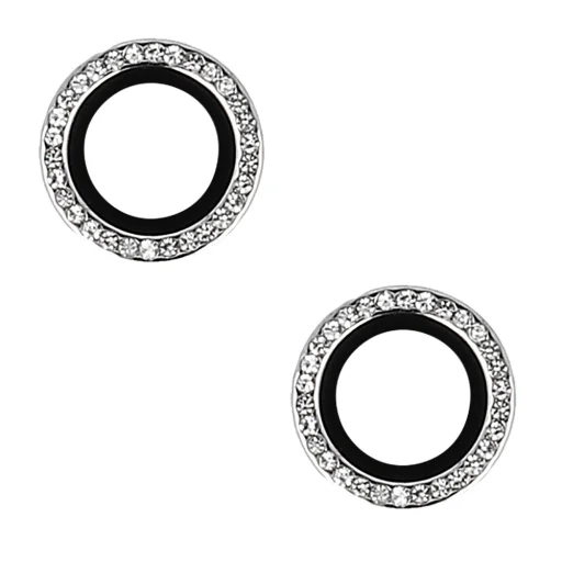 Tempered Glass HARD DIAMOND kamera (LENCSE) védő üvegfólia iPhone 14/14 Plus ezüst (2 darab lencséhez) - 1