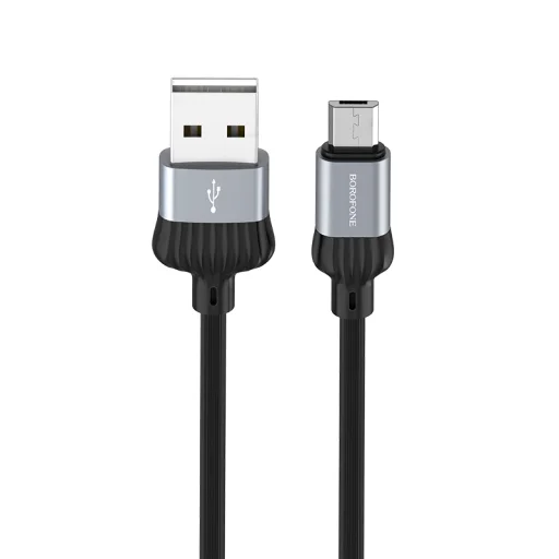 Borofone BX28 méltóság - USB-ről Micro USB-re - 2,4A 1 méter szürke - 1