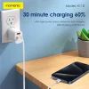Foneng Kábel X110 - Type C to Type C - PD 60W 3A 1,2 méter fehér thumbnail