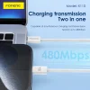 Foneng Kábel X110 - Type C to Type C - PD 60W 3A 1,2 méter fehér thumbnail