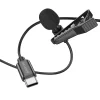 Borofone Lavalier mikrofon BFK11 Elegant Type C fekete thumbnail