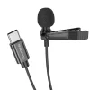 Borofone Lavalier mikrofon BFK11 Elegant Type C fekete thumbnail
