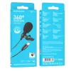 Borofone Lavalier mikrofon BFK11 Elegant Type C fekete thumbnail