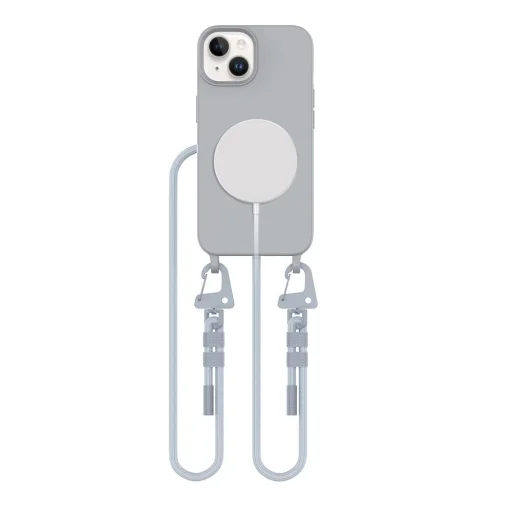 Tech-protect Magnecklace Magsafe Iphone 15 Crayon Grey Tok - 1