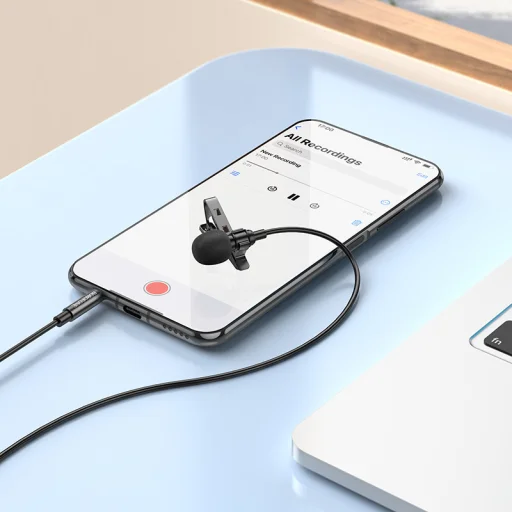 Borofone Lavalier mikrofon BFK11 Elegant jack 3,5mm fekete - 6