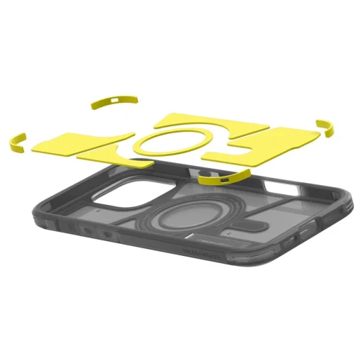  iPhone 16 Pro Max Fekete Spigen Tough Armor Mag Magsafe Frost tok - 6