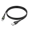 Borofone kábel BX65 Bright - USB to Type-C - 2A 1 méter fekete thumbnail