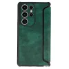 Razor Leather Book tok Samsung Galaxy S23 Plus sötétzöld thumbnail