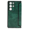 Razor Leather Book tok Samsung Galaxy S23 Plus sötétzöld thumbnail