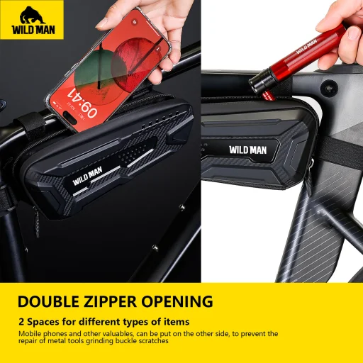 WILDMAN Biciklis táska M40 vízálló 1,5L - 9