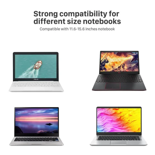 Nillkin Ascent állítható laptop állvány szürke - 15