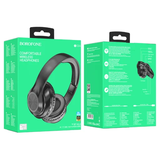 Borofone Fejhallgató BO24 Gratified bluetooth fekete - 4