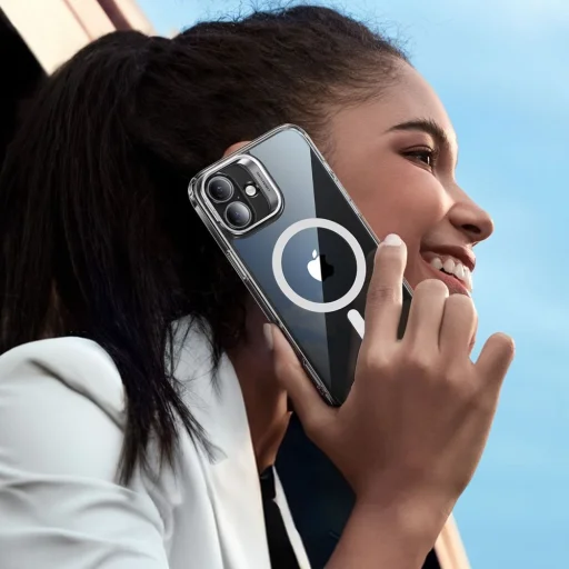  iPhone 16 Plus átlátszó ESR Classic Hybrid Kickstand HaloLock Magsafe & Tempered Glass tok - 5