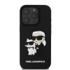  iPhone 16 Pro Max fekete Karl Lagerfeld PU Saffiano Karl és Choupette tok thumbnail