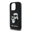  iPhone 16 Pro Max fekete Karl Lagerfeld PU Saffiano Karl és Choupette tok thumbnail