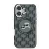  iPhone 16 Fekete Karl Lagerfeld IML Monogram K&CH Heads MagSafe tok - 2