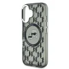  iPhone 16 Fekete Karl Lagerfeld IML Monogram K&CH Heads MagSafe tok - 4