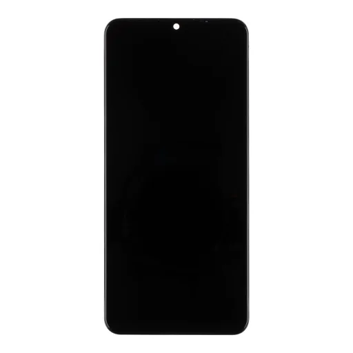 LCD kijelző + érintőegység + előlap Realme C53 Fekete (Szervíz csomag) - 1