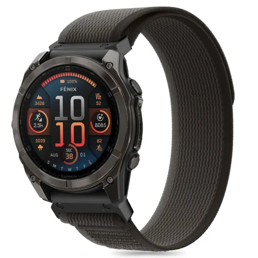 Tech-protect Nylon Garmin Fenix 5x / 5x Plus / 6x / 6x Pro / 7x / 8 (51 Mm) Fekete/narancssárga - 2