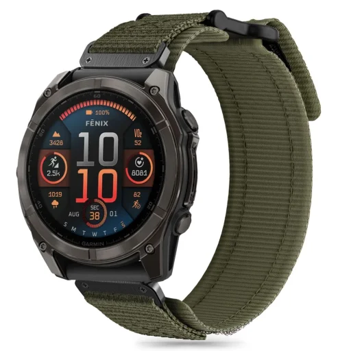 Tech-protect Scout Pro Garmin Fenix 5x / 5x Plus / 6x / 6x Pro / 7x / 8 (51 Mm) Katonai Zöld - 2