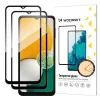 Wozinsky szett 2x extra erős teljes ragasztós edzett üveg teljes képernyővel kerettel tok barát Samsung Galaxy A13 5G / A23 / A23 5G fekete üvegfólia