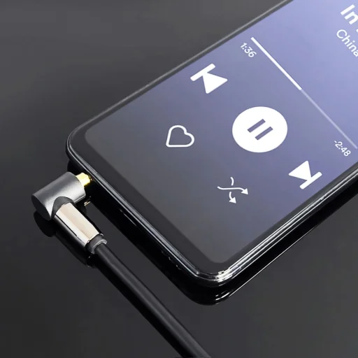 Wozinsky 3 m ferde AUX kábel (jack dugó - jack dugó) fekete - 6