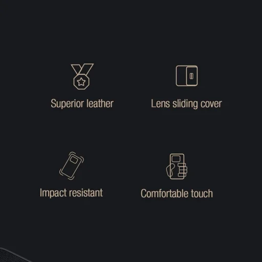 Nillkin Qin Leather Pro iPhone 14 Plus tok Kamera Fedél Tok Fliptok Zöld - 8