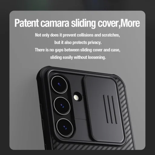 Nillkin CamShield Pro páncélozott tok kamerafedéssel Samsung Galaxy S24+ - zöld - 8
