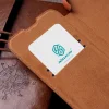 Nillkin Qin Leather Pro iPhone 14 Plus kamera fedő fliptok barna thumbnail