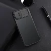 Nillkin Qin Cloth Pro Case iPhone 14 Plus kamera borító fliptok kék tok - 16