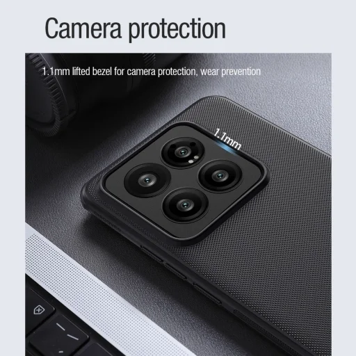 Nillkin Super Frosted Shield Pro Mágneses tok Xiaomi 14 Pro - fekete - 14