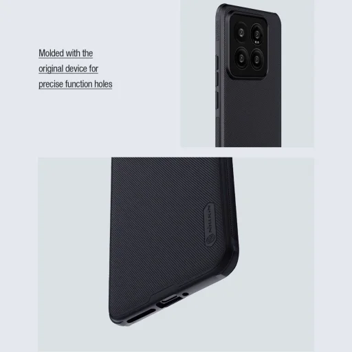 Nillkin Super Frosted Shield Pro Mágneses tok Xiaomi 14 Pro - fekete - 16