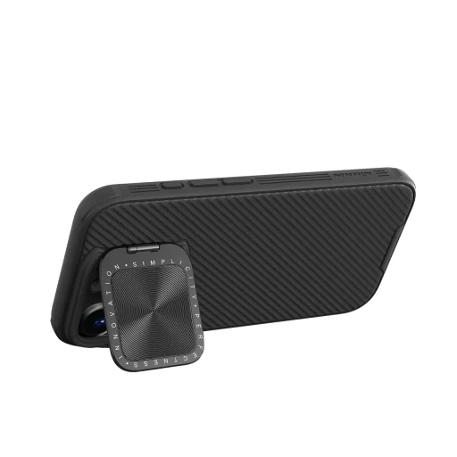 Nillkin CamShield Prop iPhone 16 Pro Max tok kameravédelemmel és állvánnyal - Fekete - 5