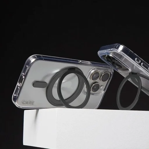 CARE by PanzerGlass Feature Kickstand Case iPhone 16 Plus 6.7" fekete/fekete MagSafe 1323 tok - 4